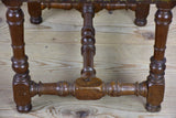 18th Century French stool with original cross-stitch upholstery