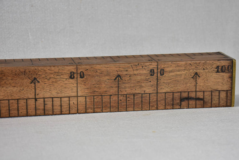 Rare meter long tailor's measure 39½"