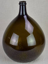 18th Century French demijohn - blown glass from Trinquetaille 11¾"