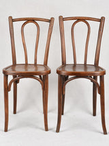 Set of four early 20th century Bistro chairs