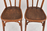 Set of four early 20th century Bistro chairs