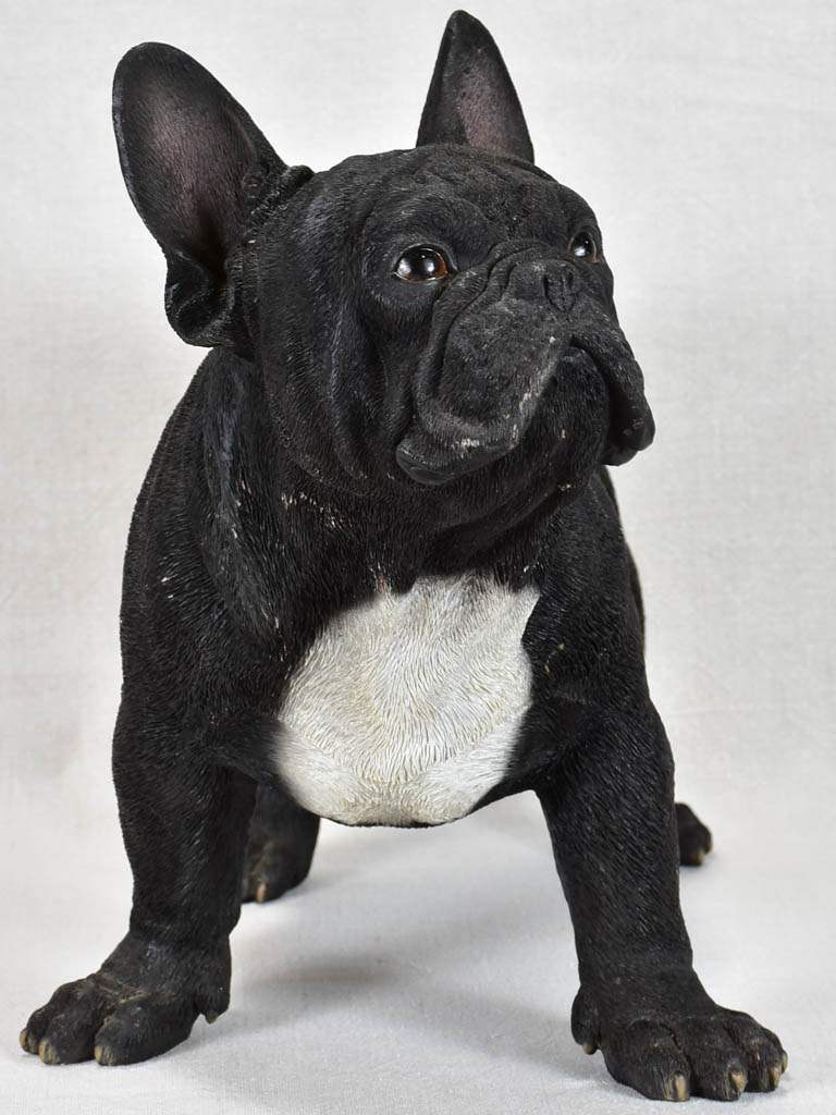 Vintage resin French bulldog