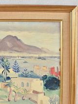 1900s Pierre Lepage port oil painting