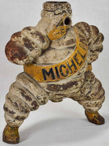 Large 1920's cast iron Michelin man from an air compressor - Bibendum 14¼"