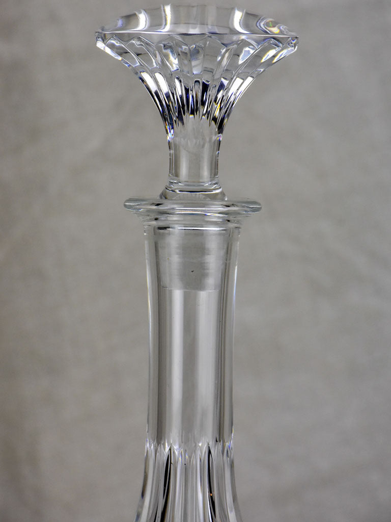Mid-Century Baccarat crystal wine decanter / carafe - Massena