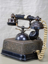 Antique Bakelite rotary telephone