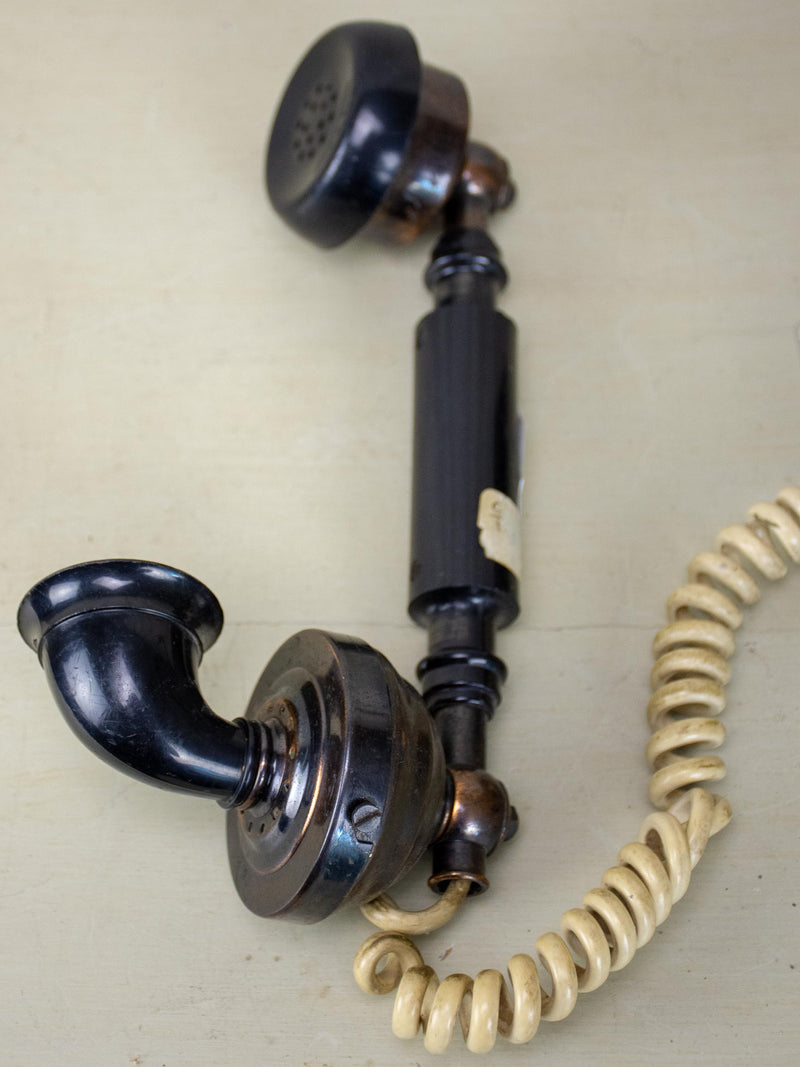 Antique Bakelite rotary telephone