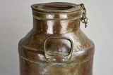 Large copper milk pot - 19th century 24½"