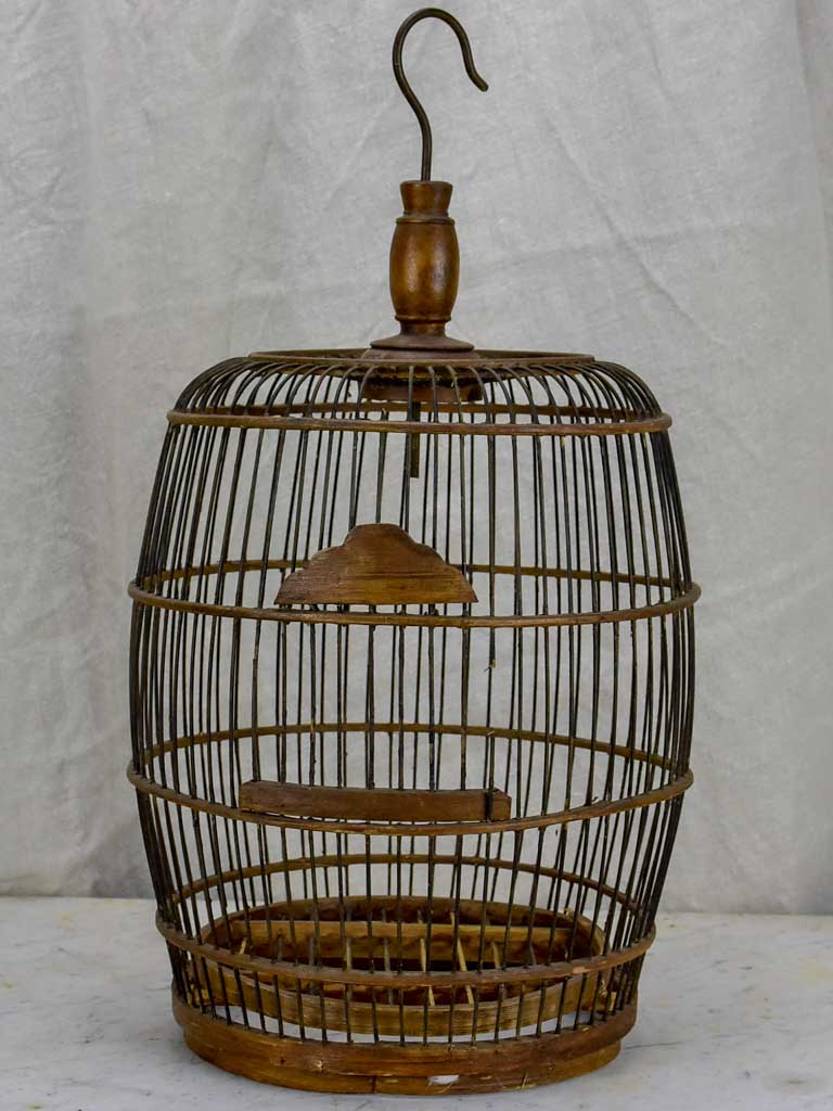 Antique round birdcage