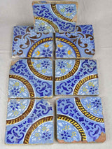 Series of Spanish tiles from the 18th century 7½"