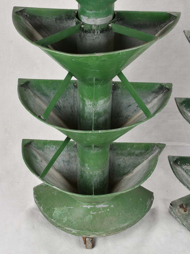 Old-Age Florist Zinc Vases 