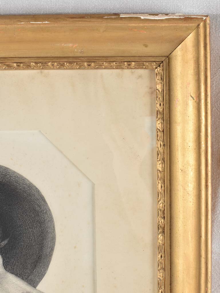 Large portrait of a man wearing a hat, Henry Cassagne 35½" x 28¾"