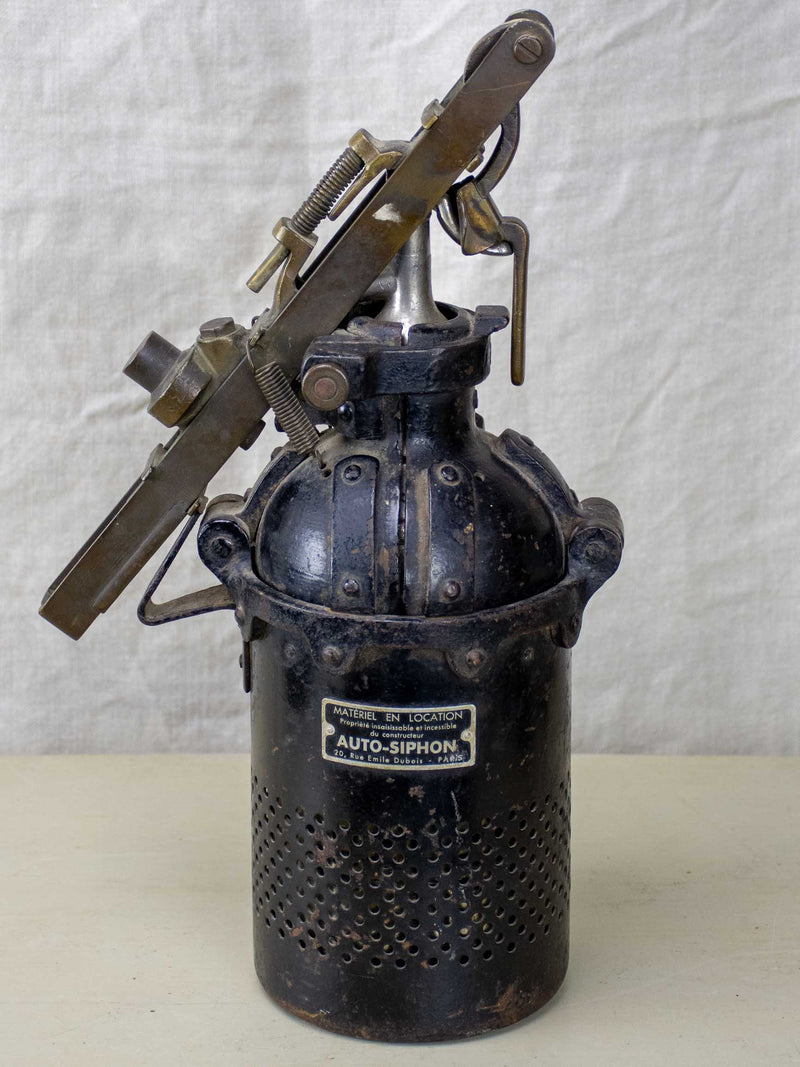Traditional French Soda Siphon Bottle