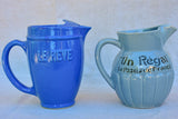 Collection of eight 1930's Pastis water pitchers