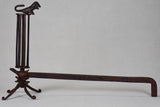 Pair of mid century andirons / fire dogs 21¼"