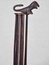 Pair of mid century andirons / fire dogs 21¼"