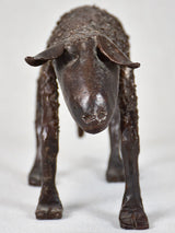 Unusual bronze sculpture of a sheep