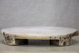 Antique marble footed trivet