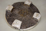 Antique marble footed trivet