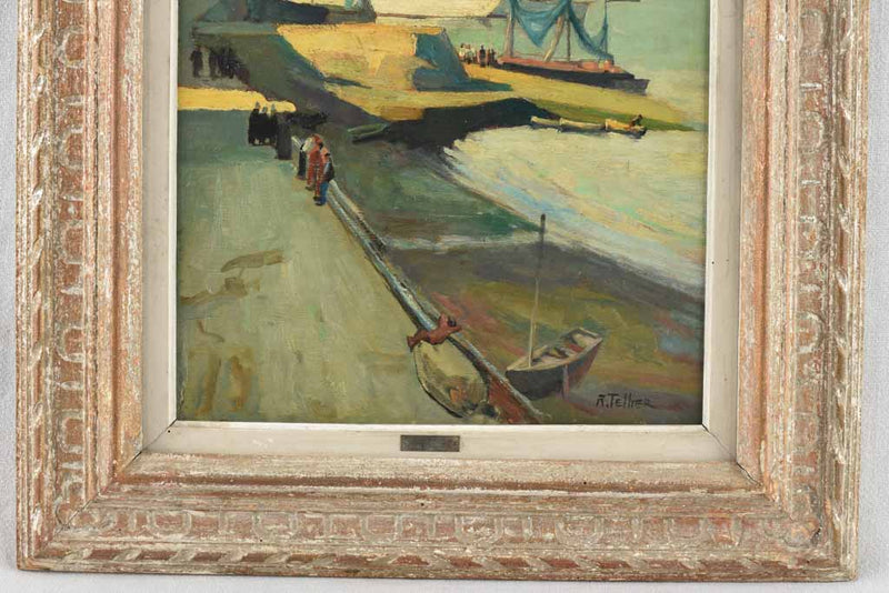 Normandy seascape Raymond Tellier (1897 - 1985) 30" x 23¼"