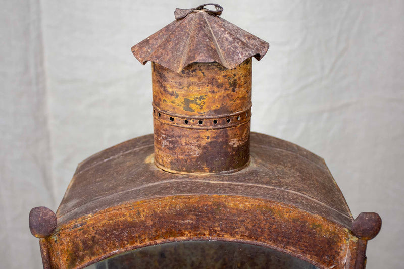 Large antique French wall lantern