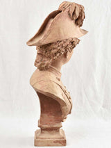 Rustic 19th Century Terracotta Horsewoman