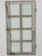 Salvaged 18th Century Louis XVI window - 8 panes 23¾" x 43¾"