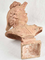 Aged Terracotta Horsewoman Sculpture from France