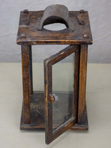 Antique French miner's lantern