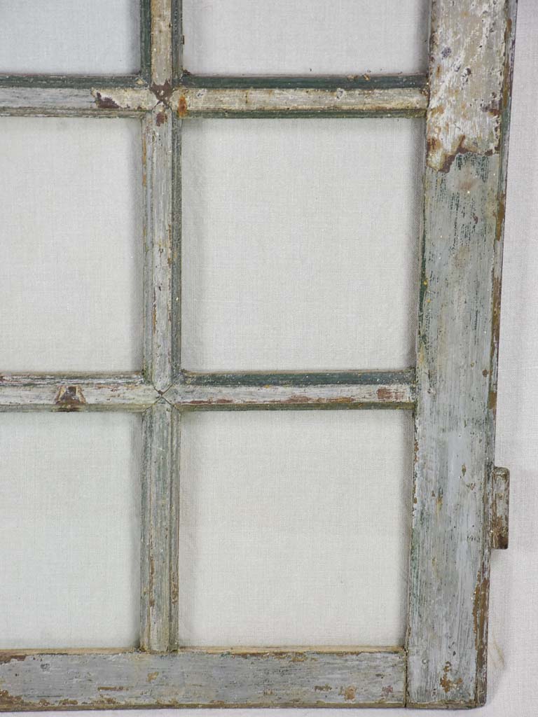 Salvaged 18th Century Louis XVI window - 8 panes 23¾" x 43¾"