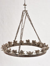 RESERVED AO Antique chandelier from a church 23¾"