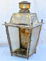Rustic 19th Century French wall lantern 22"