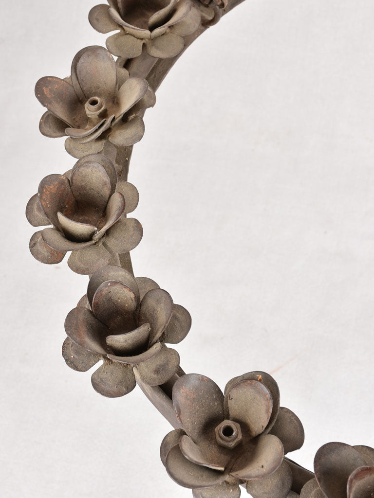 RESERVED AO Antique chandelier from a church 23¾"