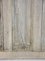 Late 19th Century French oak carved door with three perspective panels 32" x 25¼"