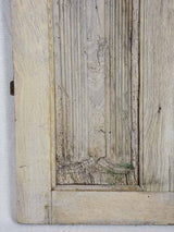 Late 19th Century French oak carved door with three perspective panels 32" x 25¼"