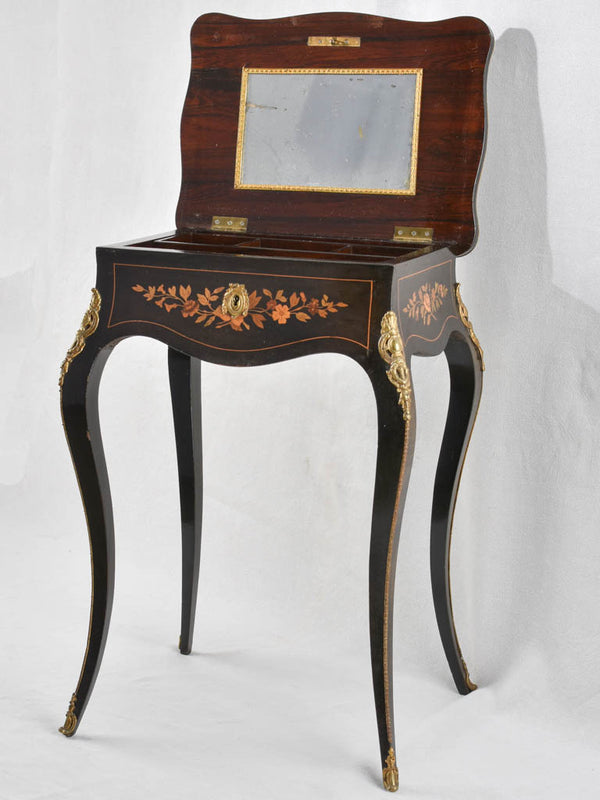 Napoleon III marquetry vanity