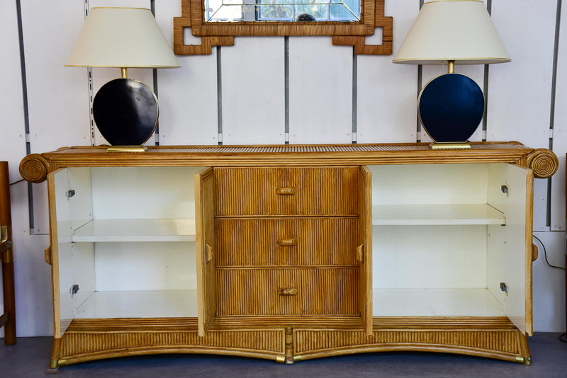 Vintage cane buffet