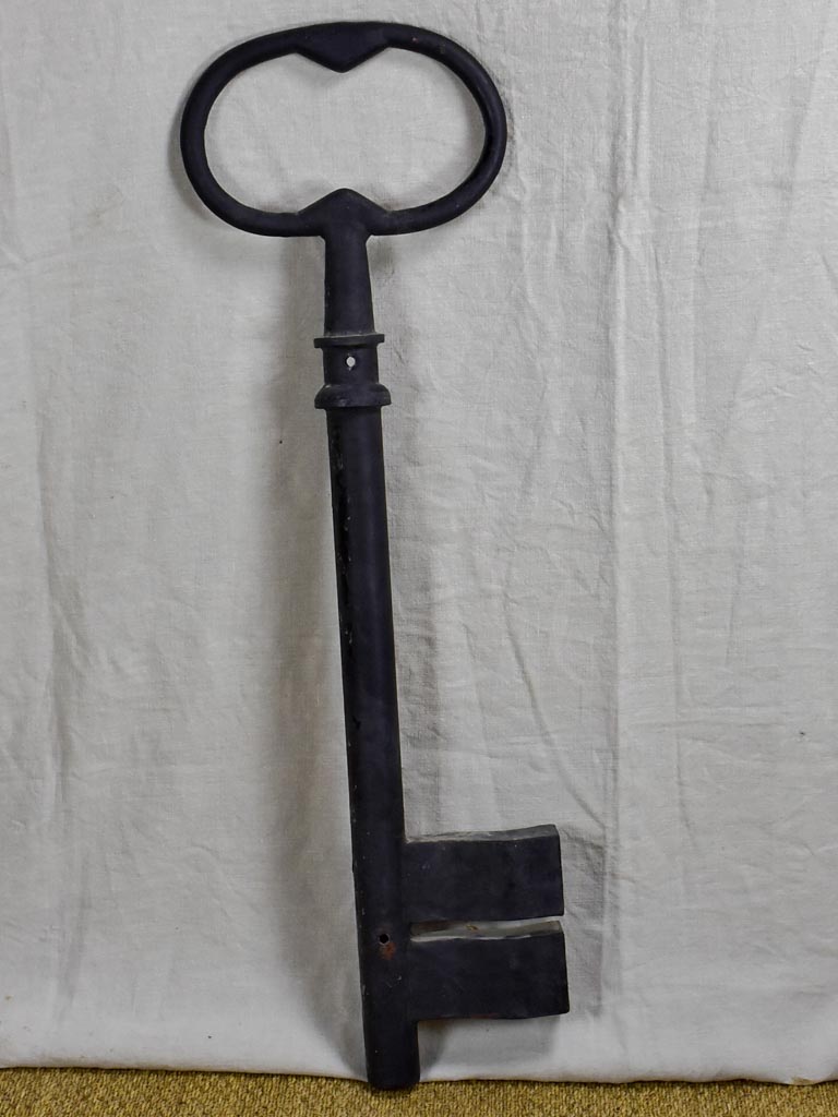 Huge antique French key - locksmith's shop sign