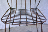 Pair of 1950's garden armchairs - Bertoia style