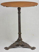 Napoleon III bistro table with claw feet