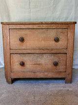Rustic two drawer commode from a convent