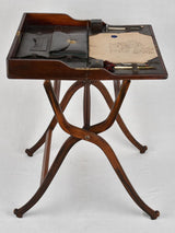 1920s English folding writing table