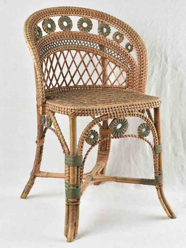 Superbe Children's rattan chair - 1900s