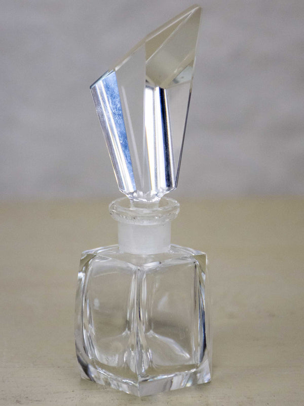 1930's antique crystal perfume bottle