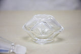 Aged French glassware perfume accessory