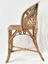 Light-Use Antique Toddler's Rattan Chair
