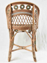 Charming Green Playroom Rattan Chair