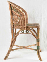Neatly-Woven Vintage Kid's Chair