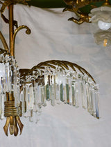 1930s palm chandelier 22" diameter