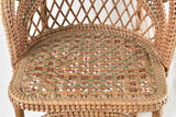 Well-Crafted Antique Rattan Chair for Kids